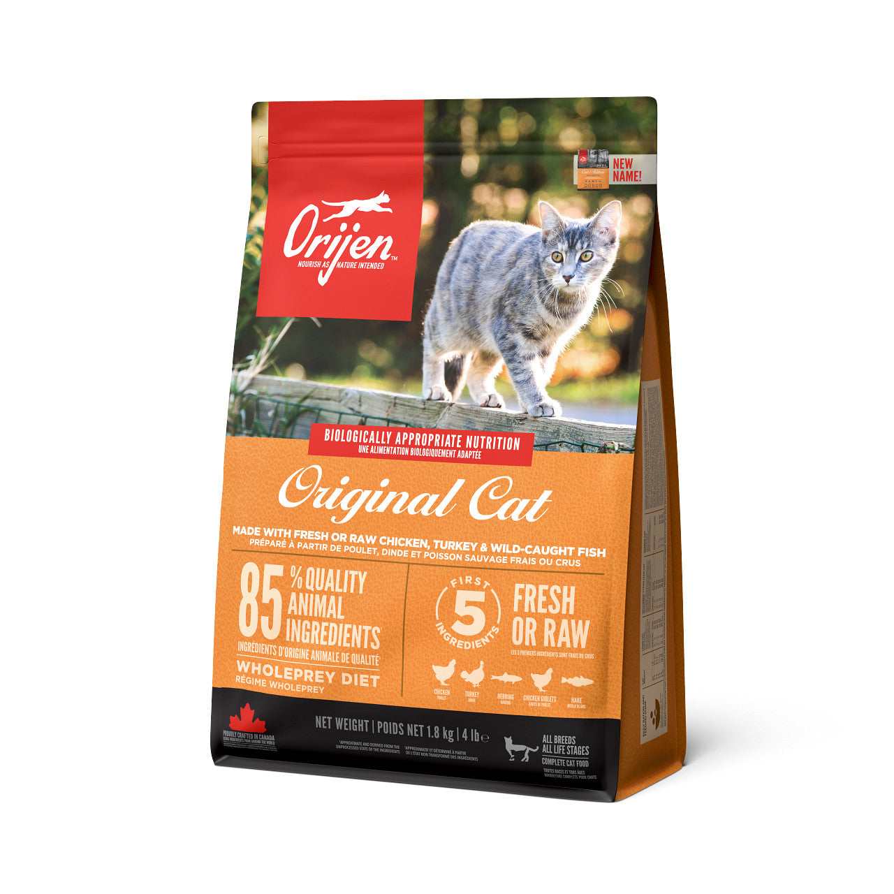 ORIJEN- ORIGINAL CAT croquettes complètes pour chats 1.8kg